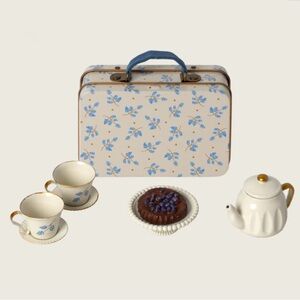Maileg Afternoon Treat Tea Set (Blue)